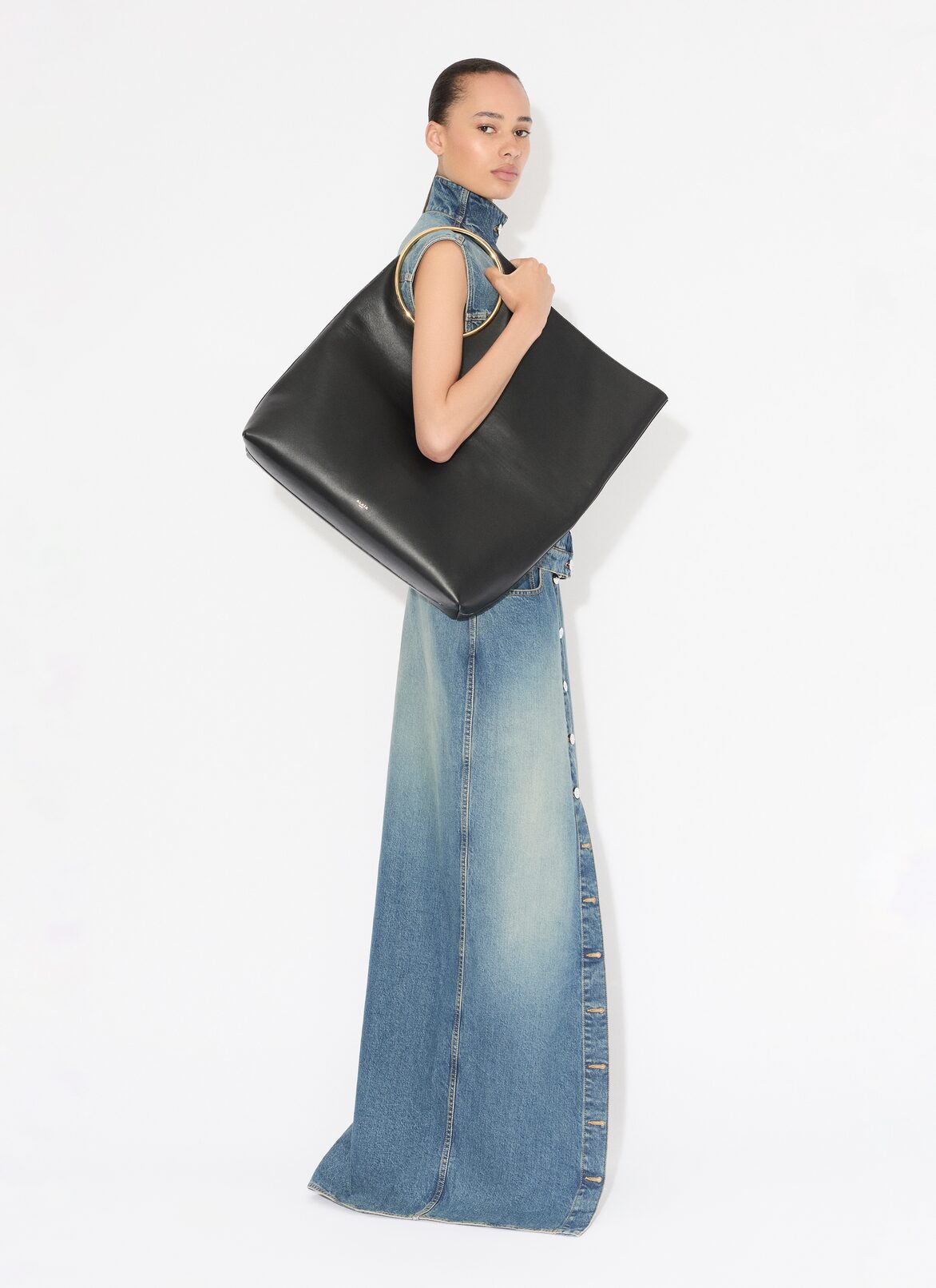 DENIM VEST ALAÏA BLEU VINTAGE DENIM VEST